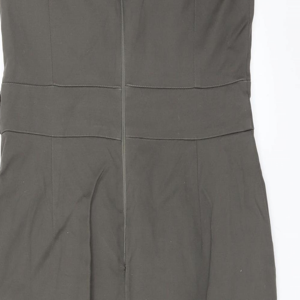 Warehouse Womens Green   Pencil Dress  Size 14