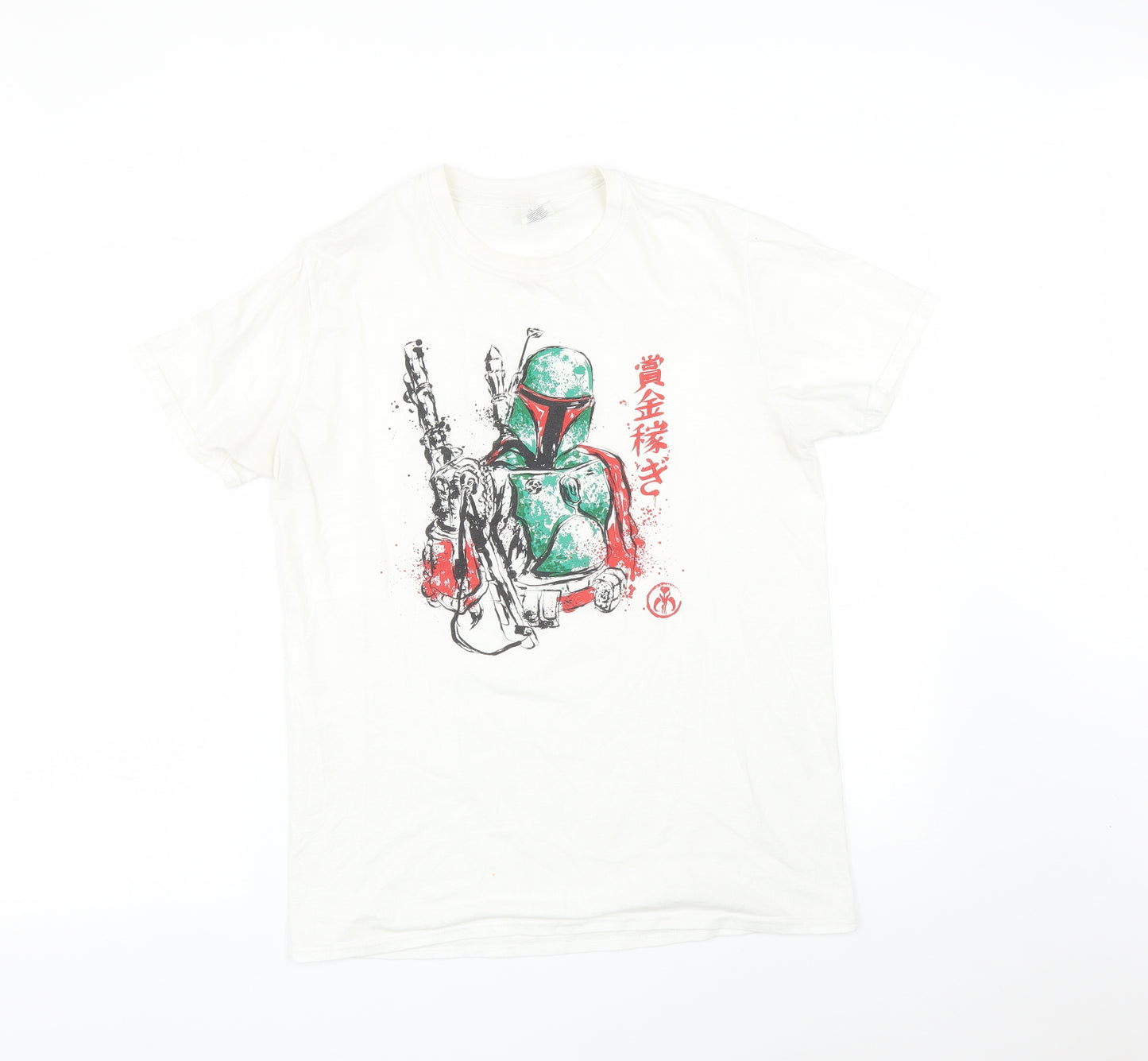 Star Wars Mens White    T-Shirt Size M  - STAR WARS