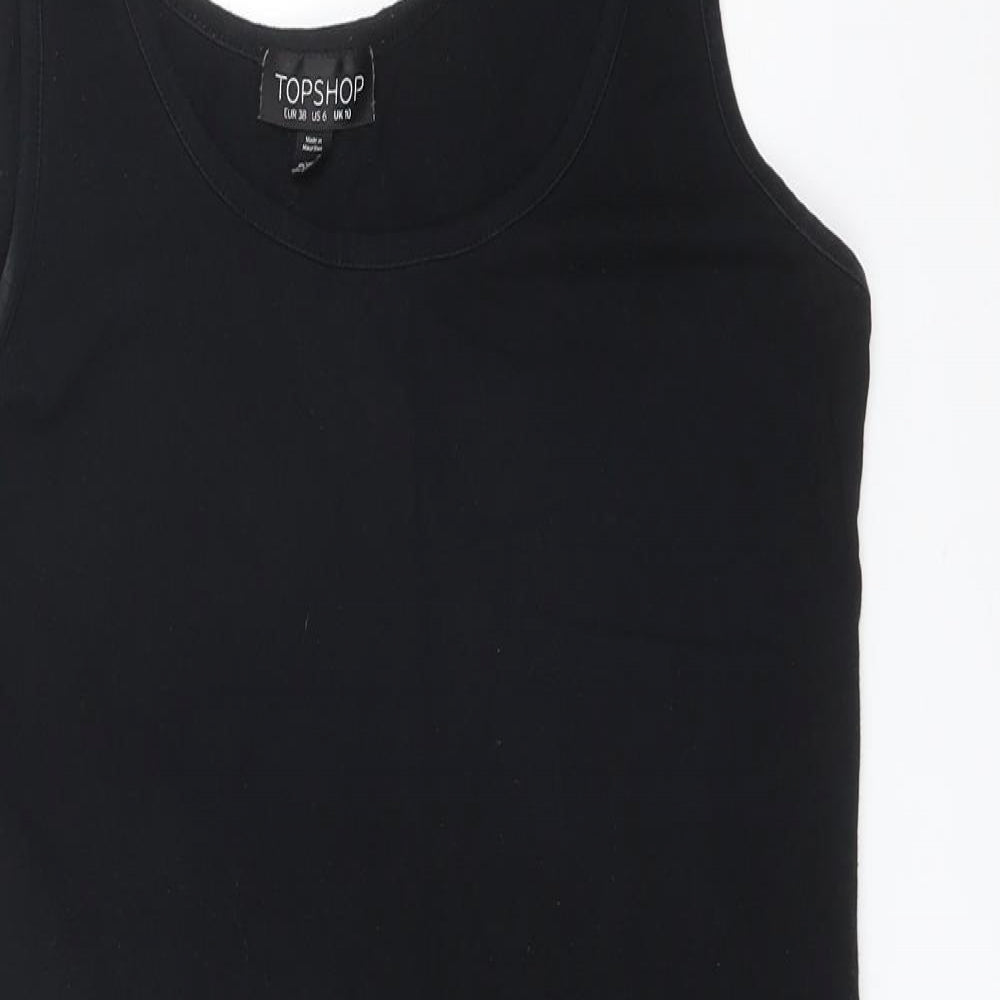 Topshop Womens Black   Bodycon  Size 10