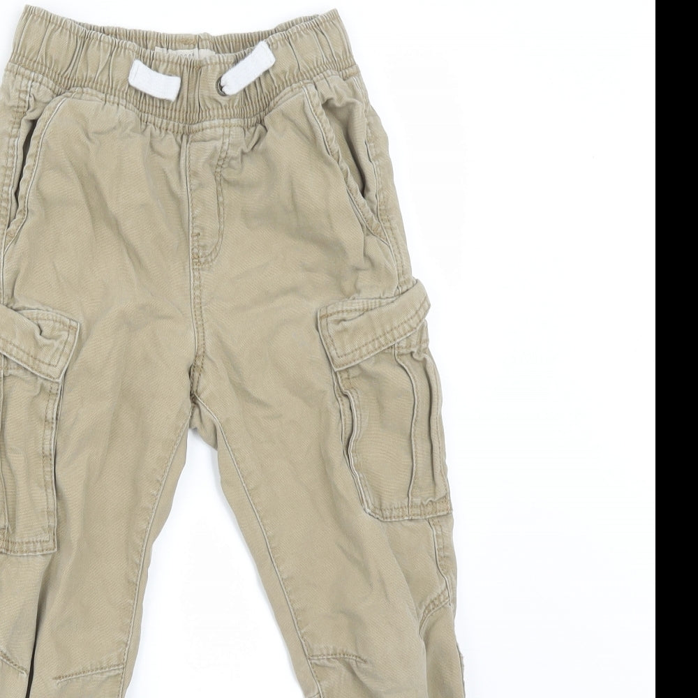 H&M Boys Green   Chino Trousers Size 7 Years