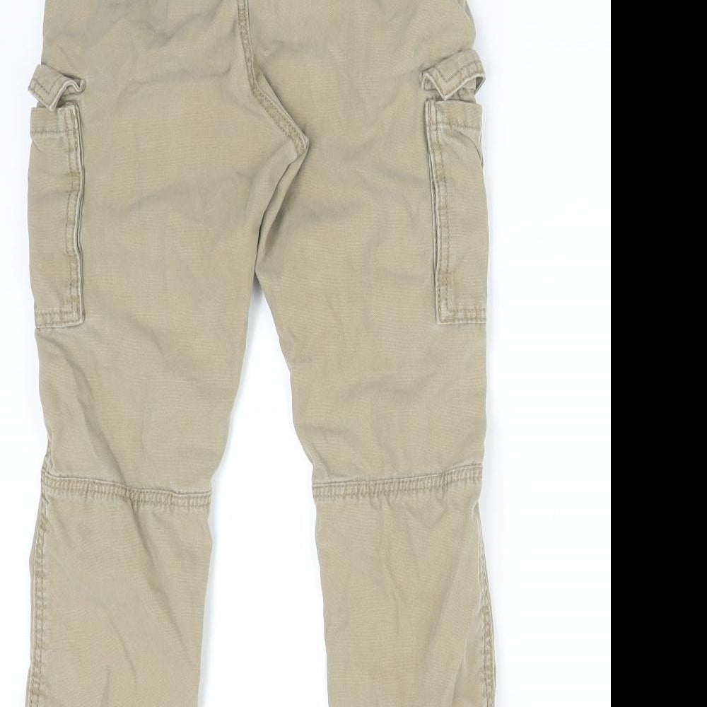 H&M Boys Green   Chino Trousers Size 7 Years