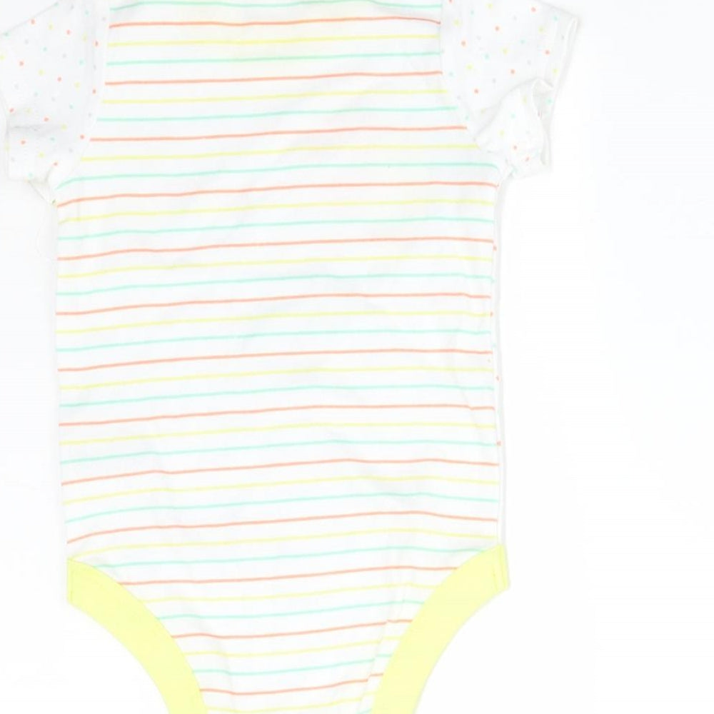 Nutmeg Baby White Polka Dot  Babygrow One-Piece Size 9-12 Months  - DISNEY DUMBO