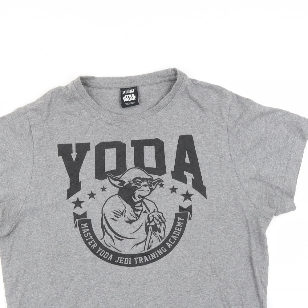 Star Wars Mens Grey    T-Shirt Size M  - STAR WARS