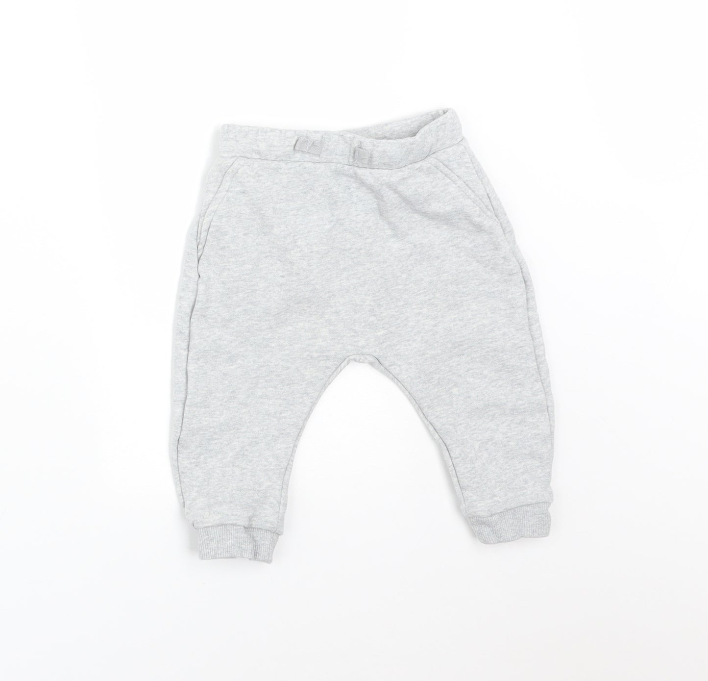 M&S Baby Grey   Jogger Leggings Size 6-9 Months