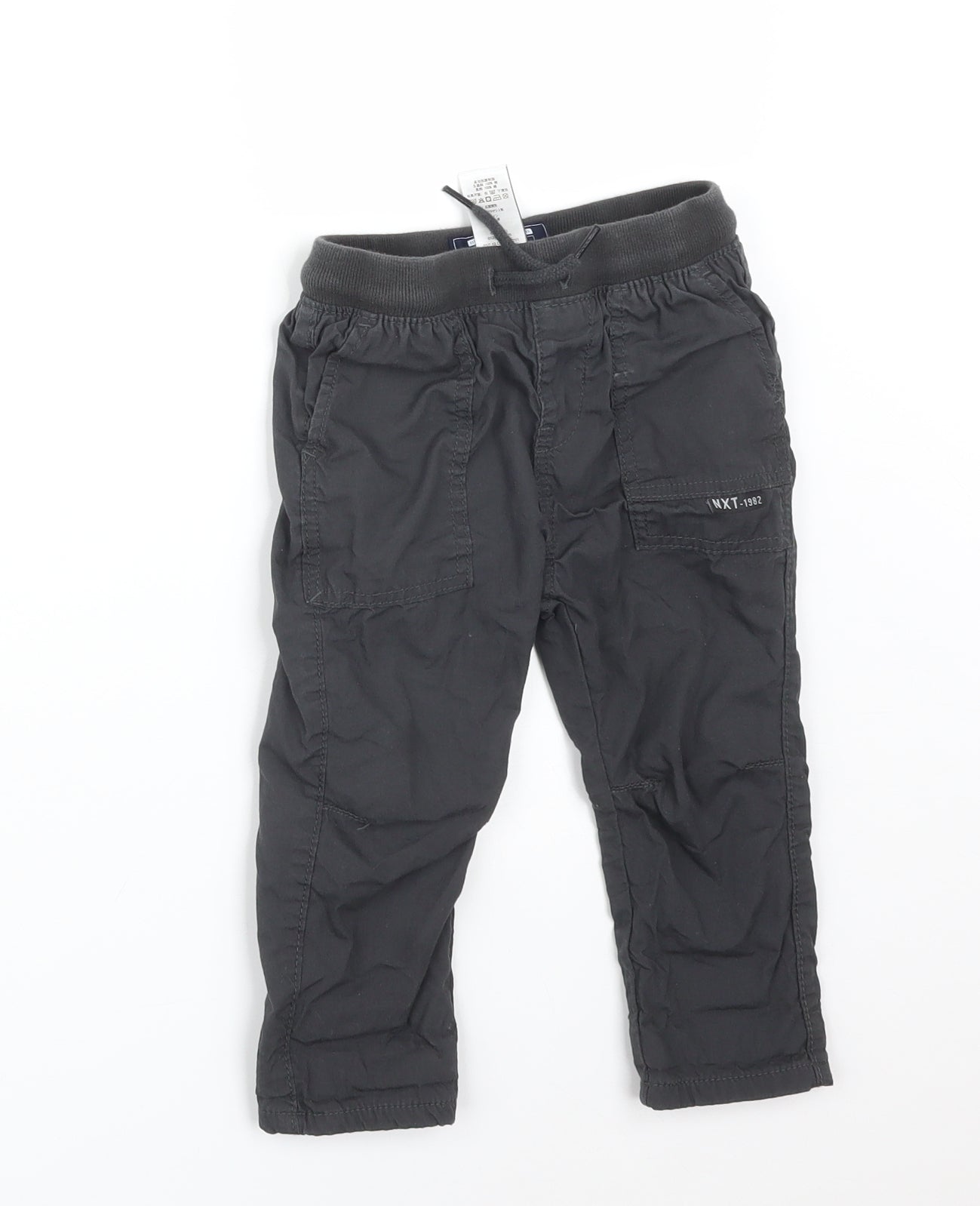 NEXT Boys Black    Trousers Size 9-12 Months
