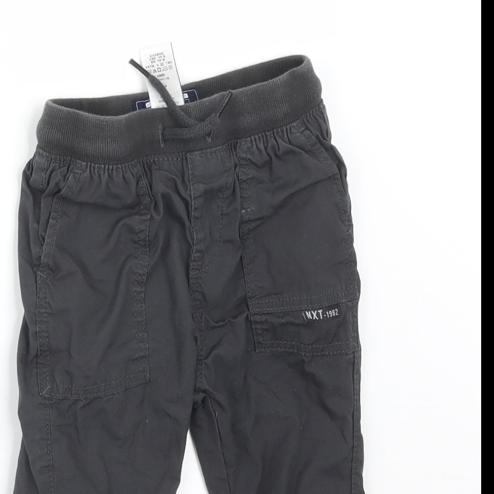 NEXT Boys Black    Trousers Size 9-12 Months