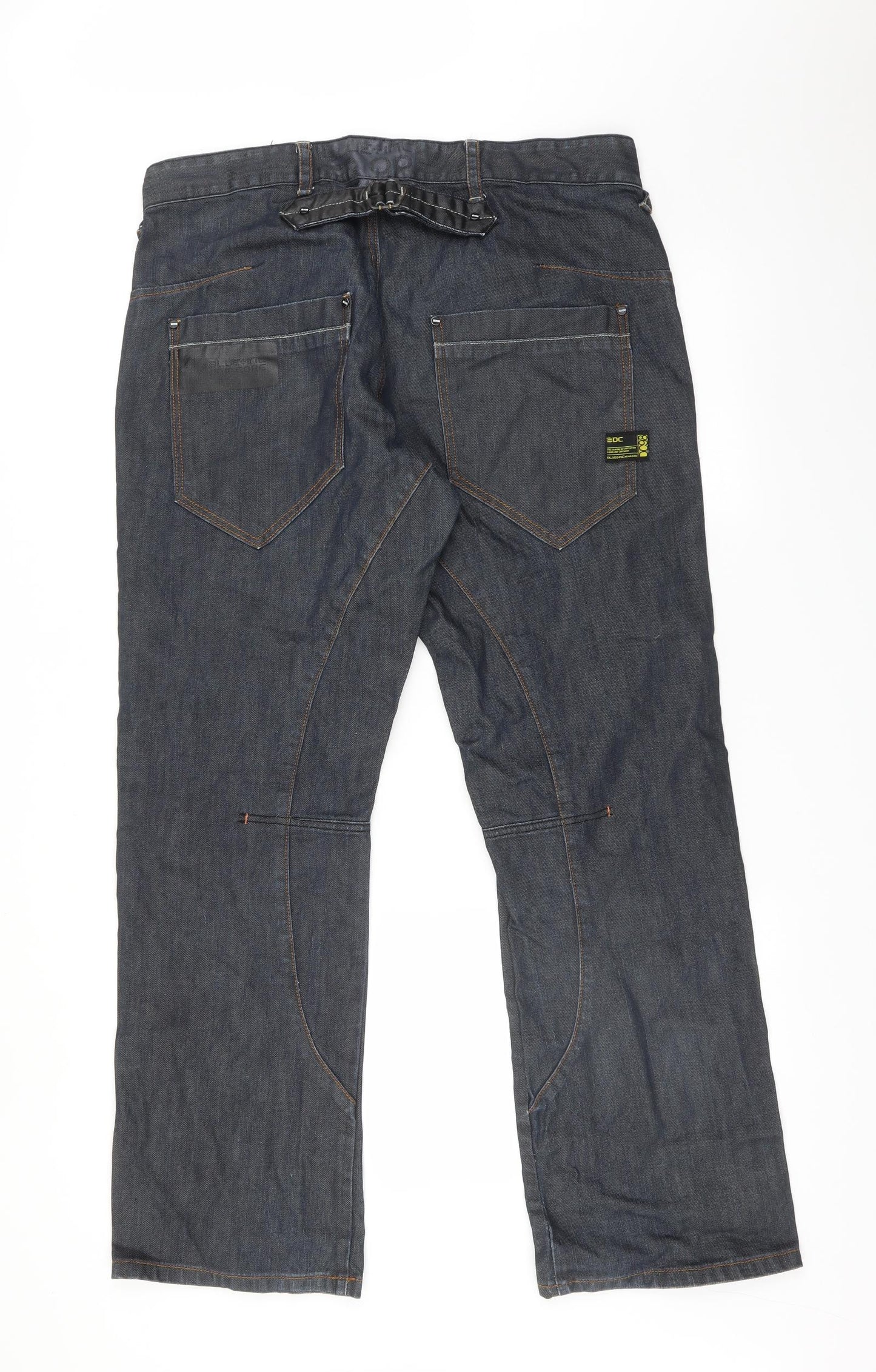 Blue Inc Mens Blue   Straight Jeans Size 36 L31 in