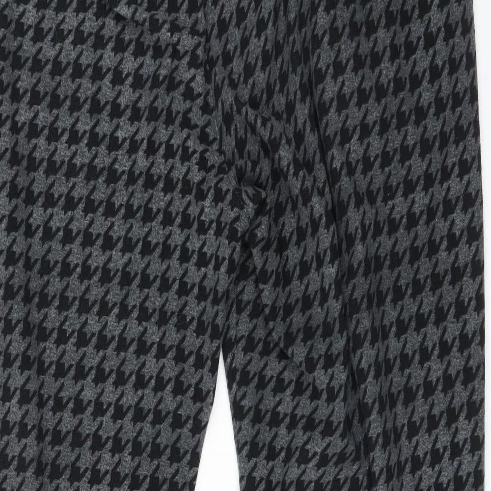 NEXT Womens Multicoloured Houndstooth  Jogger Trousers Size 2XL L28 in