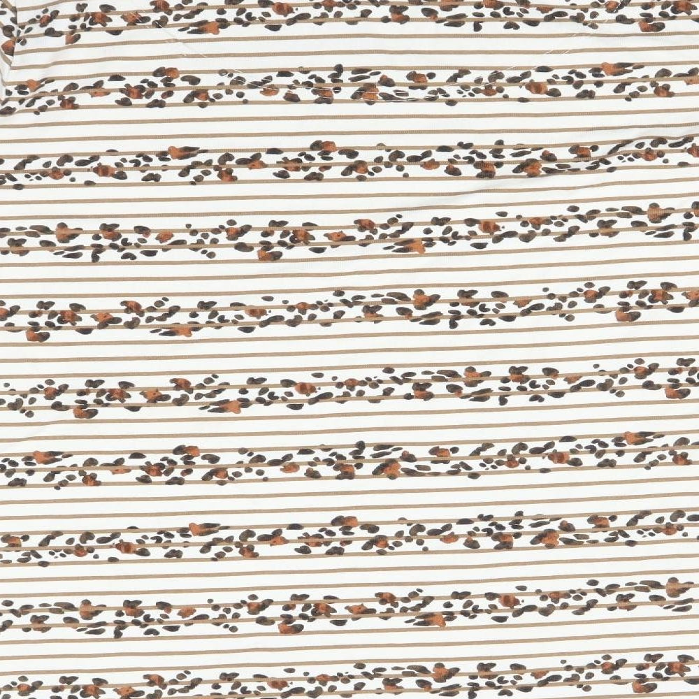 Joules Womens Multicoloured Striped  Basic T-Shirt Size 20