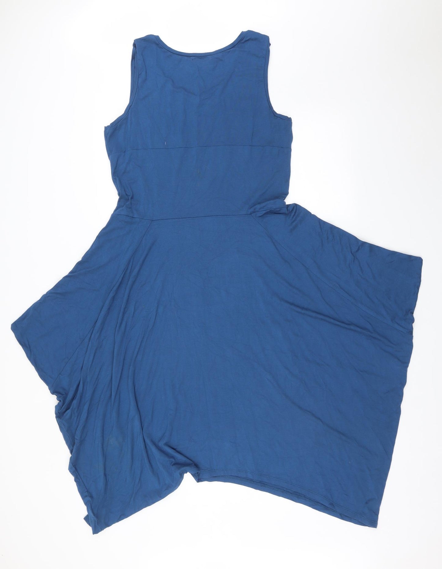 ALICE COLLINS Womens Blue   Fit & Flare  Size 14