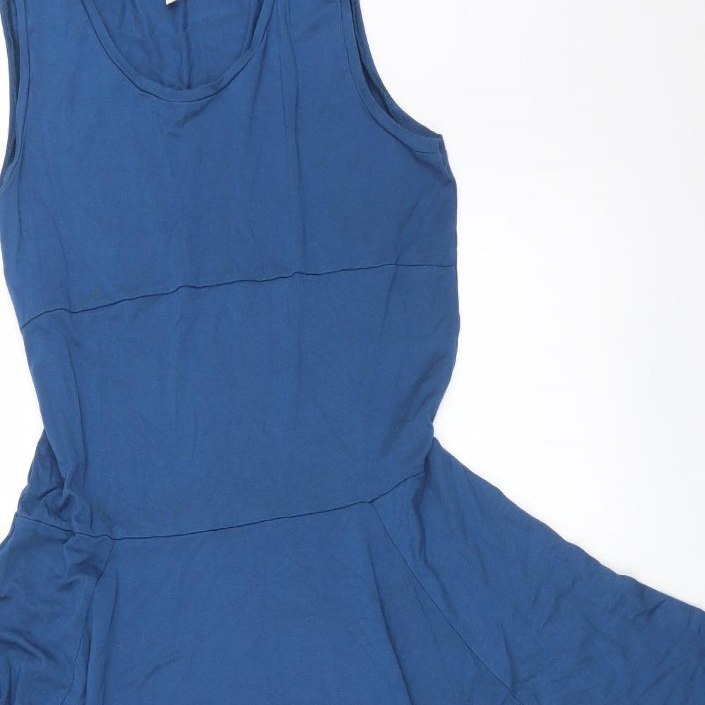 ALICE COLLINS Womens Blue   Fit & Flare  Size 14
