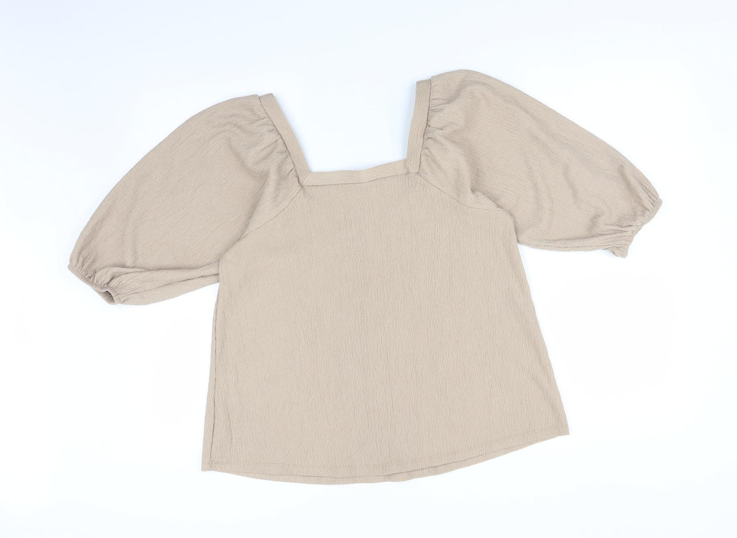F&F Womens Brown   Basic T-Shirt Size 12