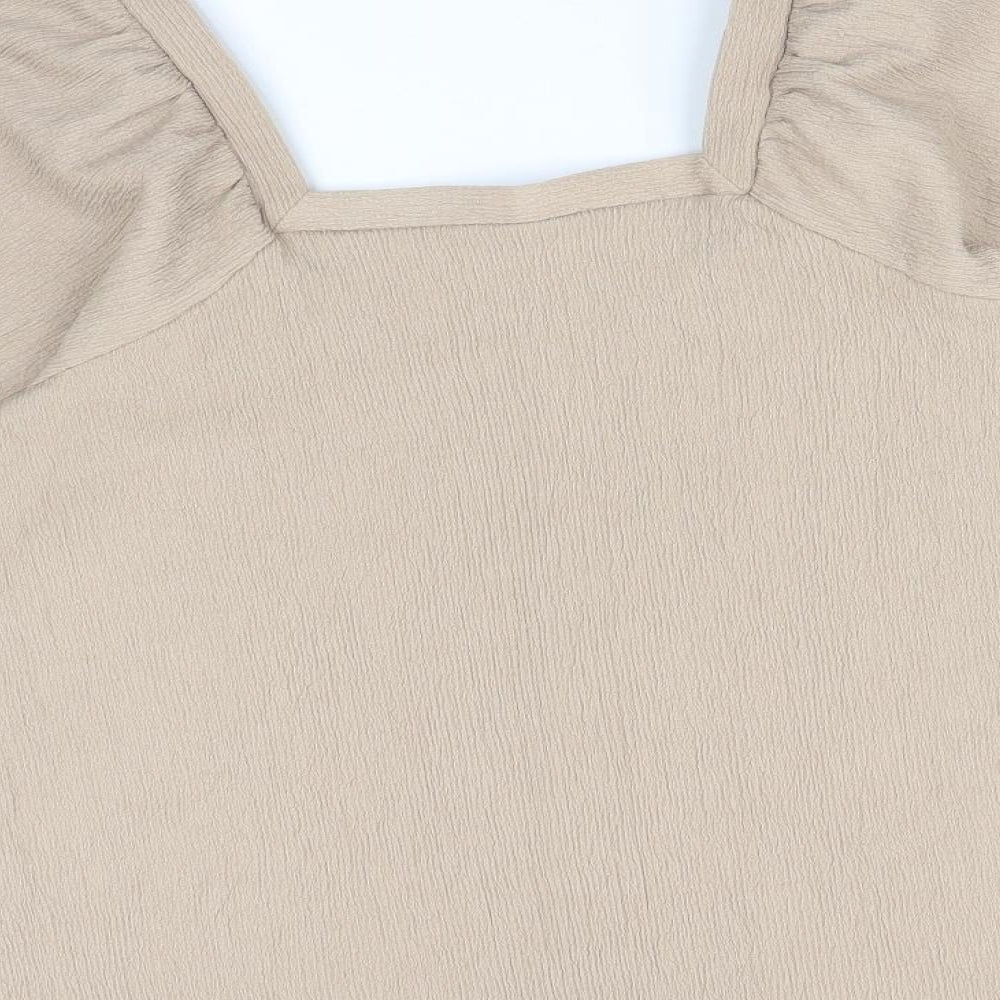 F&F Womens Brown   Basic T-Shirt Size 12