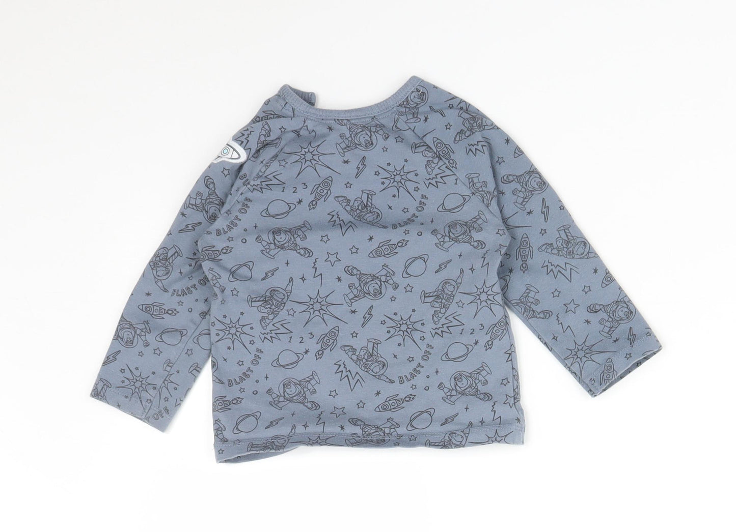 George Baby Black   Basic T-Shirt Size 9-12 Months  - TOY STORY