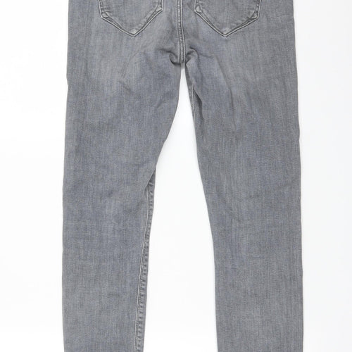 River Island Womens Grey   Skinny Jeans Size 12 L27 in