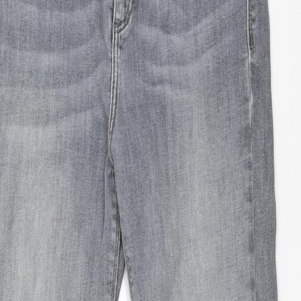 River Island Womens Grey   Skinny Jeans Size 12 L27 in