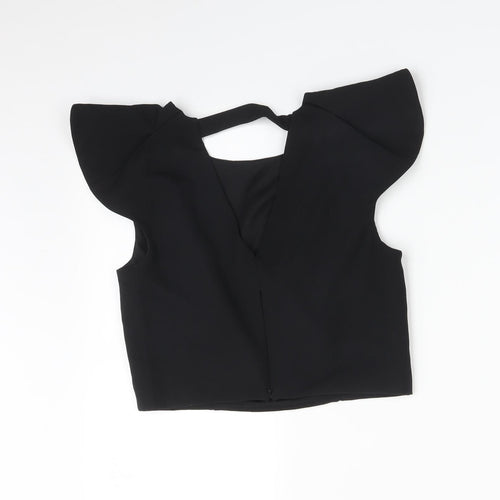 Coast Womens Black   Basic T-Shirt Size 12