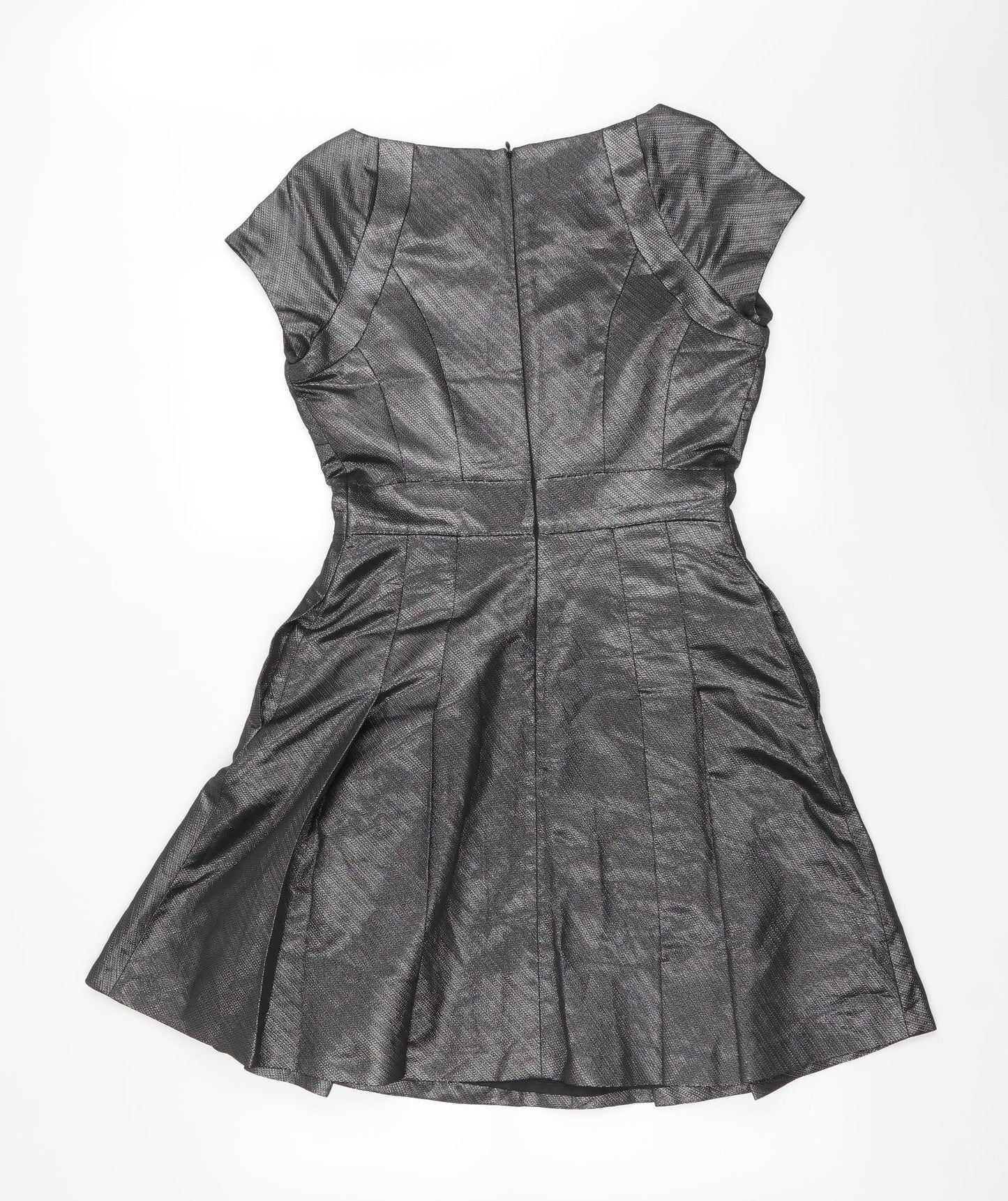 Reiss Womens Grey   Skater Dress  Size 10