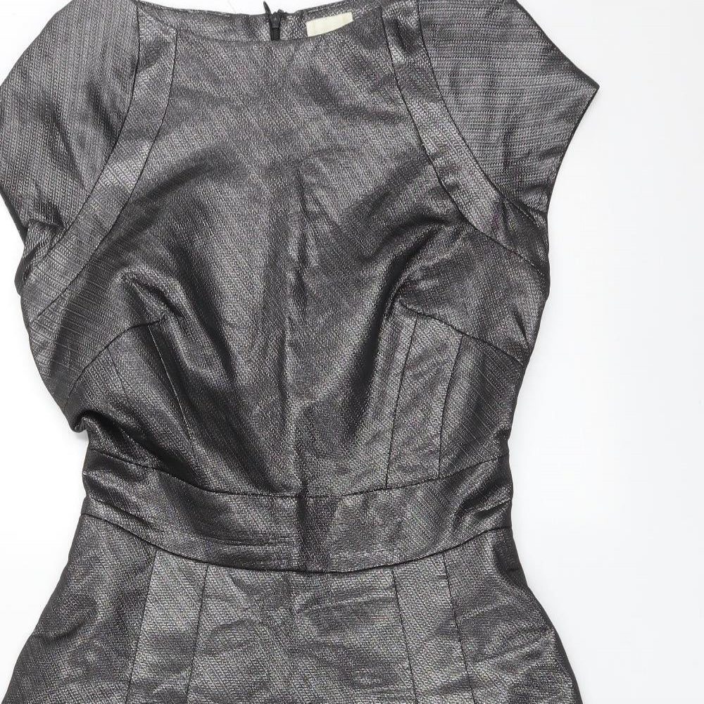 Reiss Womens Grey   Skater Dress  Size 10