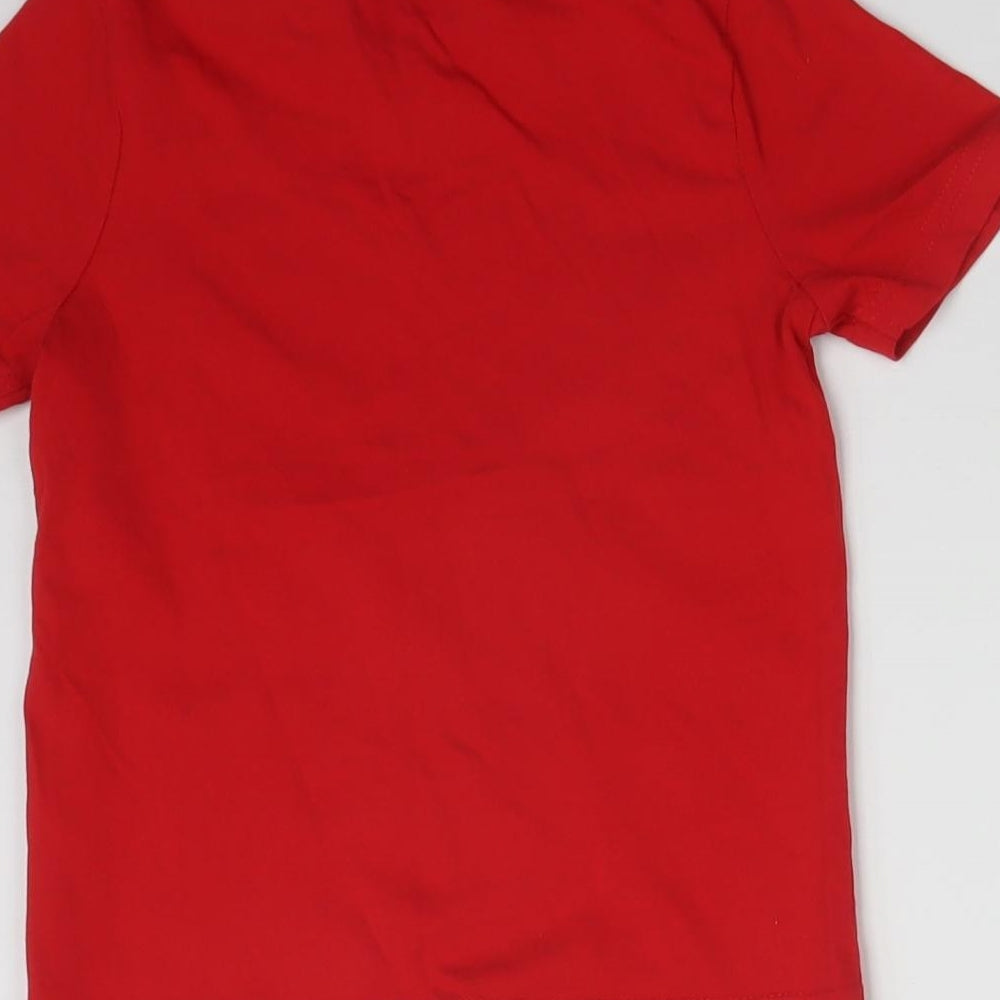 George Boys Red   Basic T-Shirt Size 3-4 Years  - DINOSAUR IT WASN'T ME