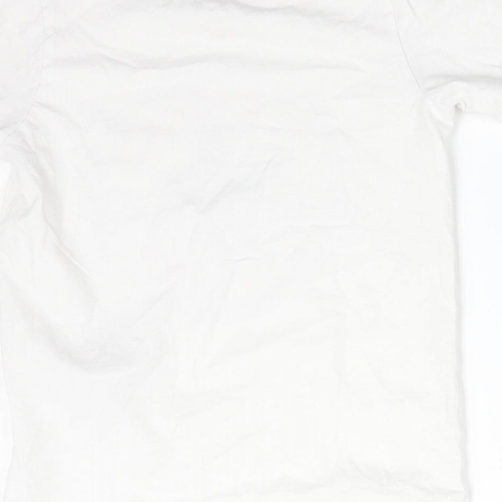 Converse Boys White   Basic T-Shirt Size 5-6 Years  - CONVERSE ALL STAR