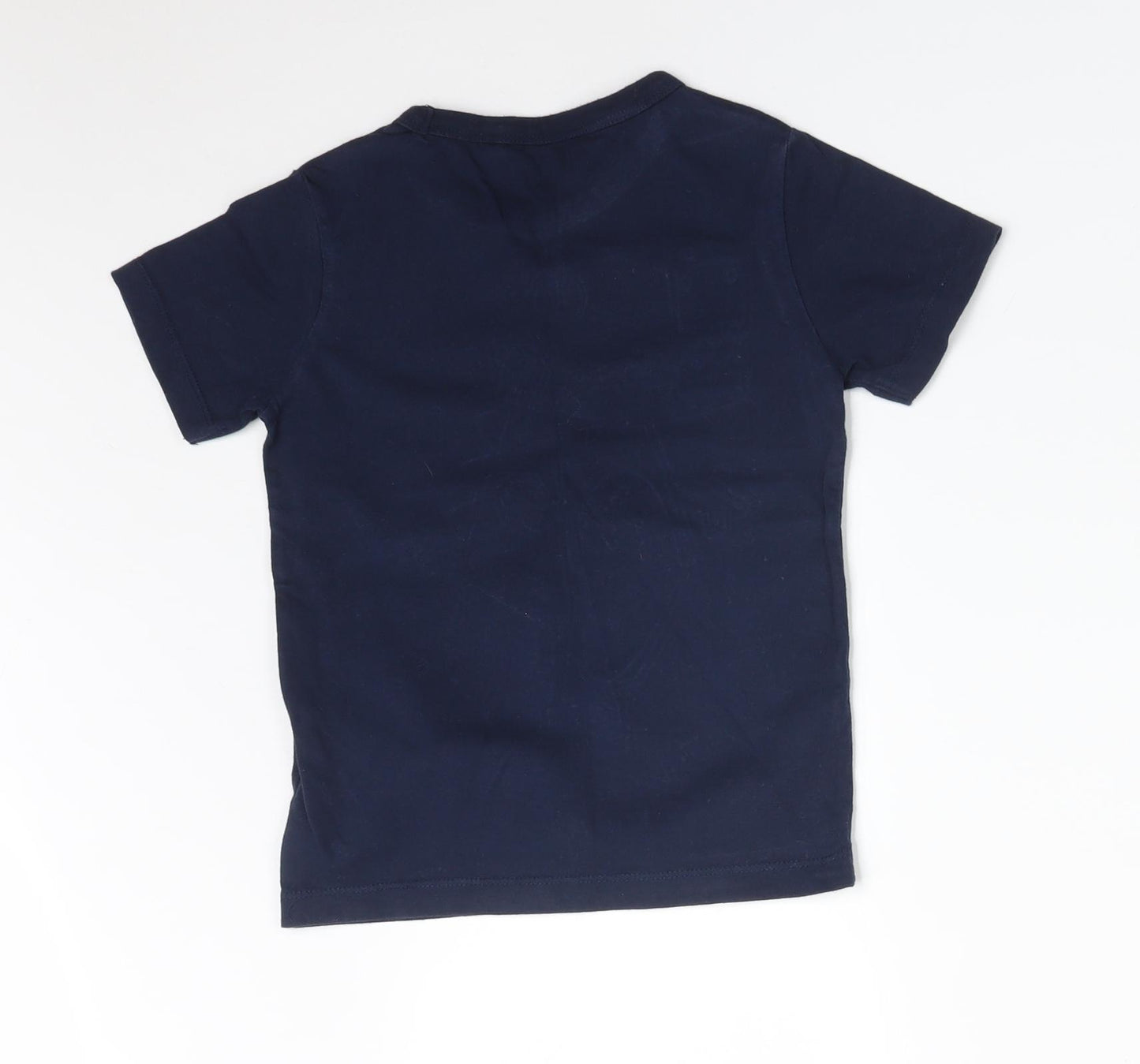 Blue Zoo Boys Blue   Basic T-Shirt Size 3-4 Years  - DINOSAUR