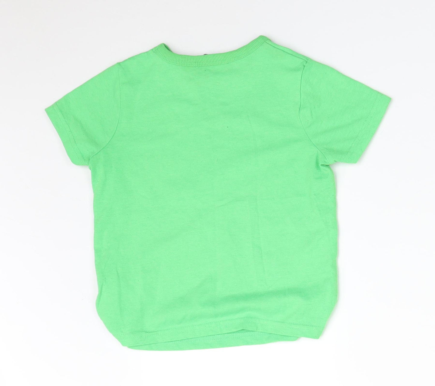 George Boys Green   Basic T-Shirt Size 3-4 Years  - ZEBRA