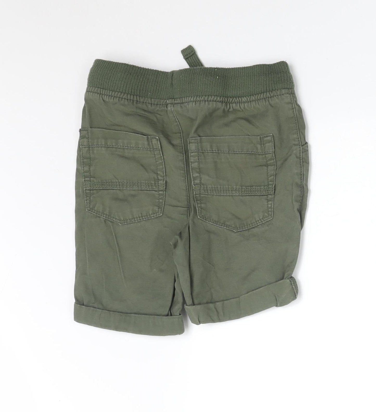 TU Boys Green   Chino Shorts Size 3-4 Years