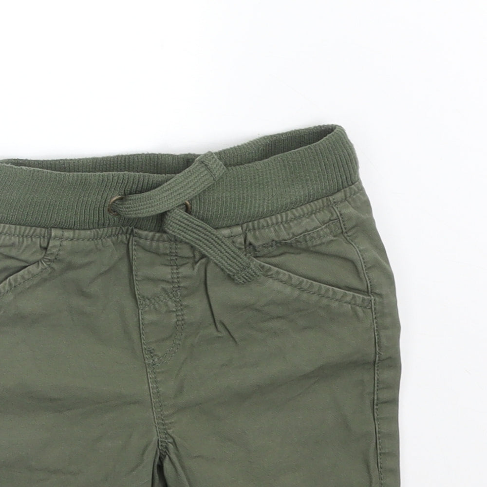 TU Boys Green   Chino Shorts Size 3-4 Years