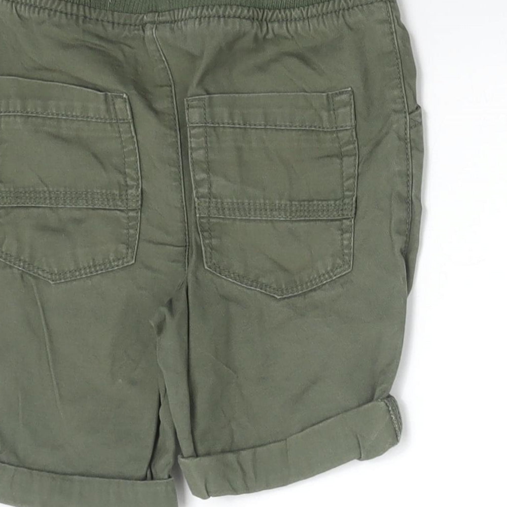 TU Boys Green   Chino Shorts Size 3-4 Years
