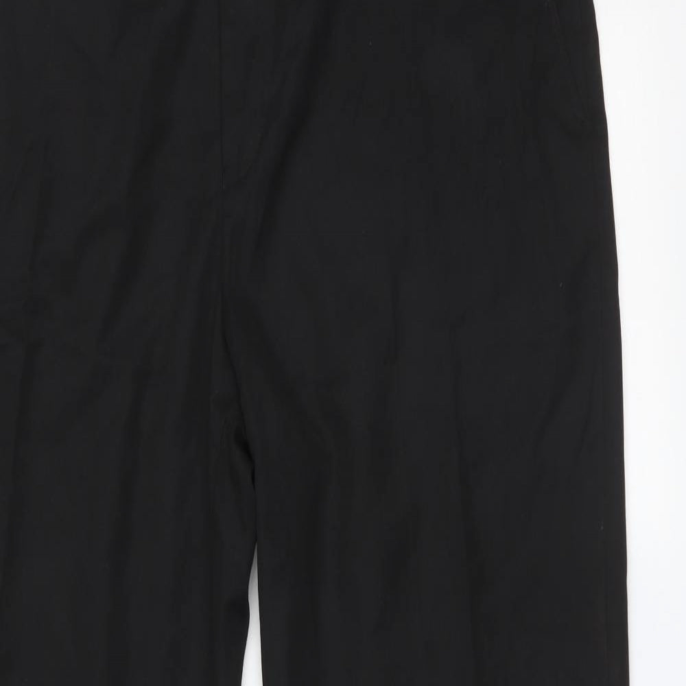 F&F Mens Black   Dress Pants Trousers Size 38 L33 in