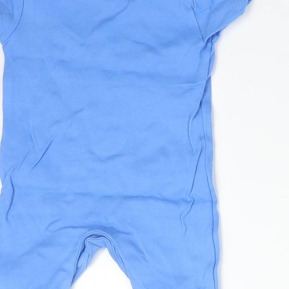 George Baby Blue   Babygrow One-Piece Size 3-6 Months  - HAPPY