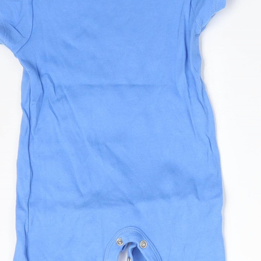 George Baby Blue   Babygrow One-Piece Size 3-6 Months  - HAPPY