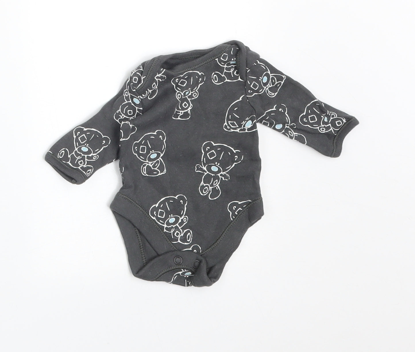 George Baby Grey   Babygrow One-Piece Size Newborn  - TEDDY