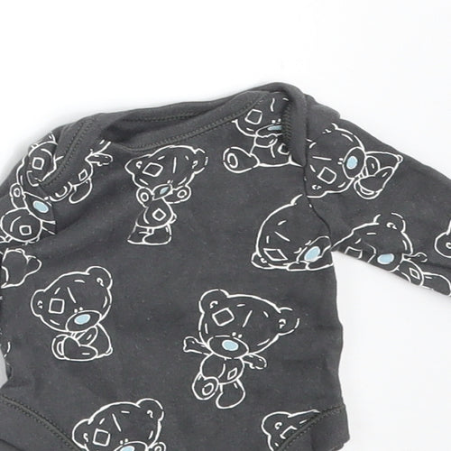 George Baby Grey   Babygrow One-Piece Size Newborn  - TEDDY