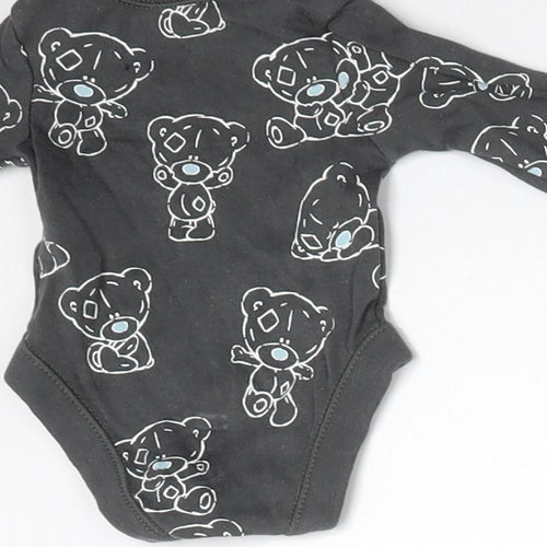 George Baby Grey   Babygrow One-Piece Size Newborn  - TEDDY