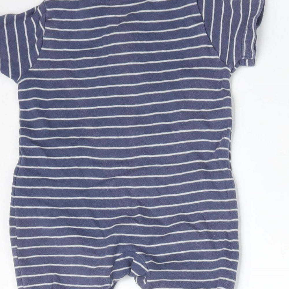 George Baby Blue Striped  Babygrow One-Piece Size 3-6 Months  - WINNIE THE POOH