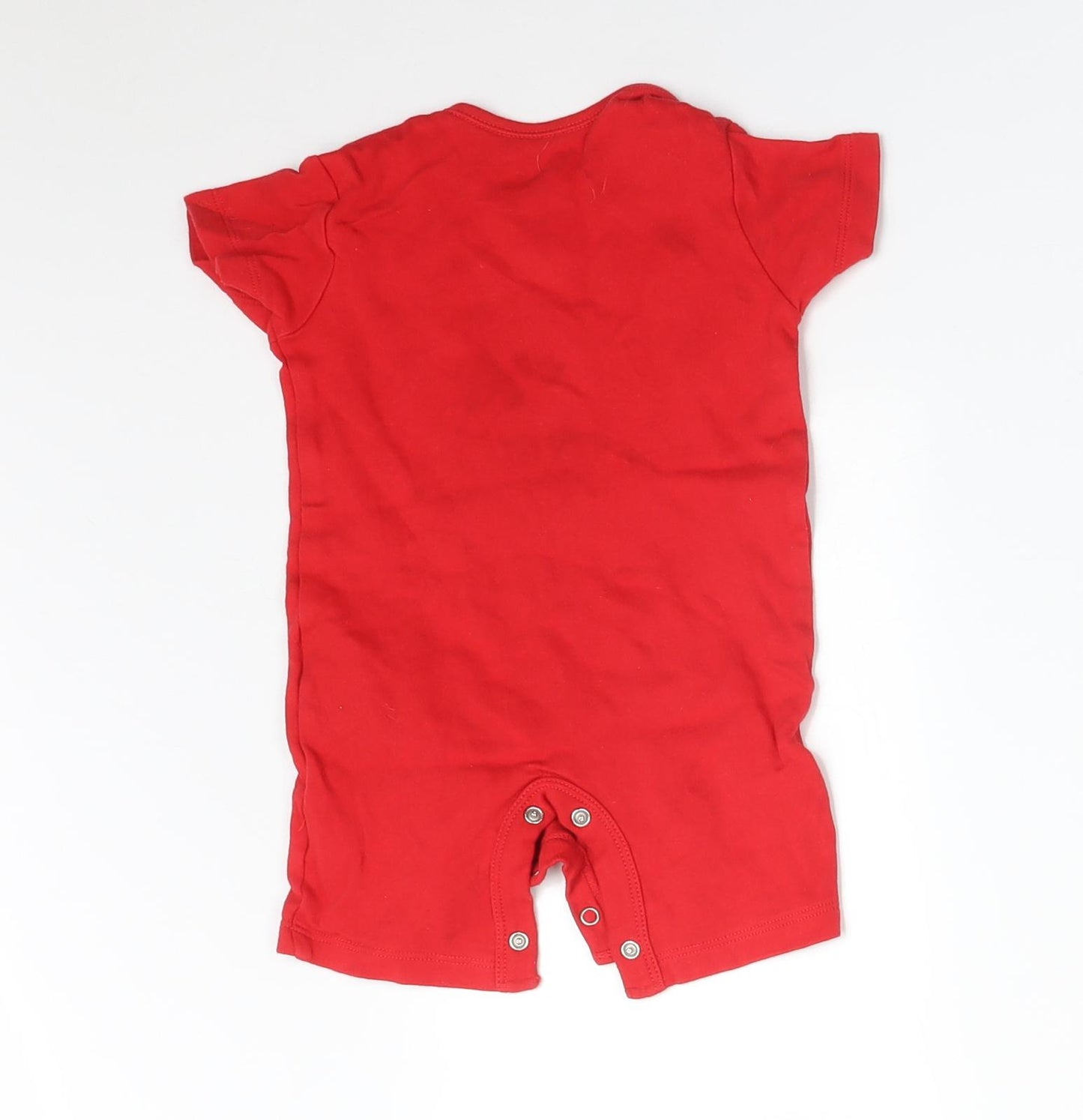 George Baby Red   Babygrow One-Piece Size 3-6 Months  - AWESOME