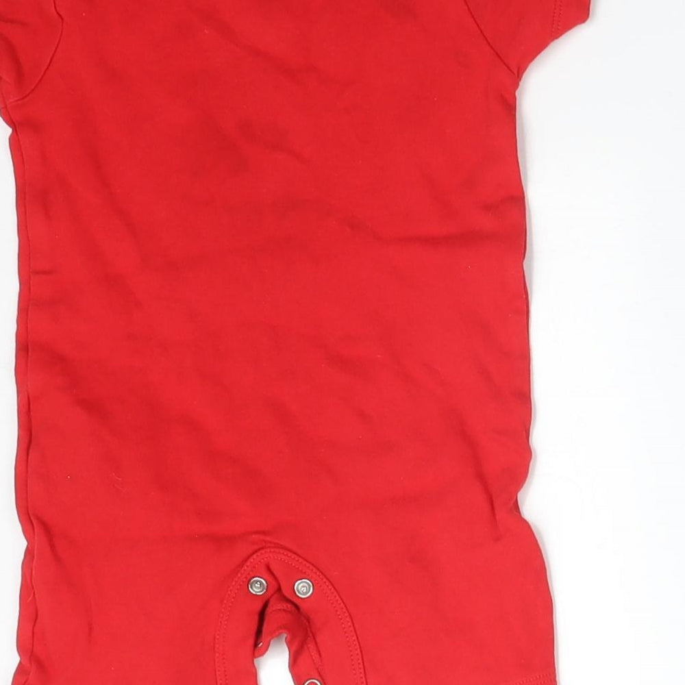 George Baby Red   Babygrow One-Piece Size 3-6 Months  - AWESOME