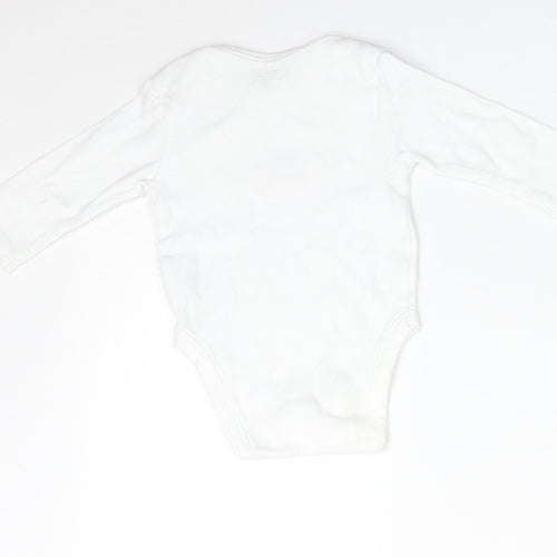 Primark Baby White   Babygrow One-Piece Size 3-6 Months  - DADDY'S LITTLE MONSTER
