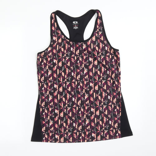 Athletic Works Womens Multicoloured Geometric  Basic Tank Size S