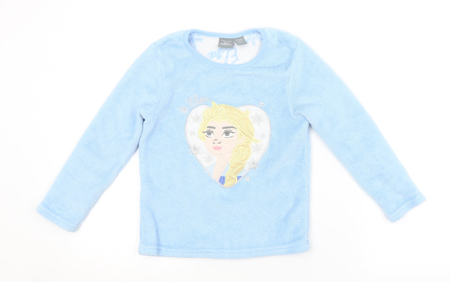 Primark Girls Blue   Pullover Jumper Size 6-7 Years