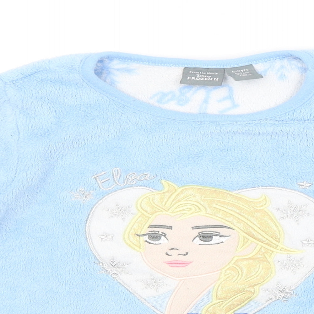 Primark Girls Blue   Pullover Jumper Size 6-7 Years