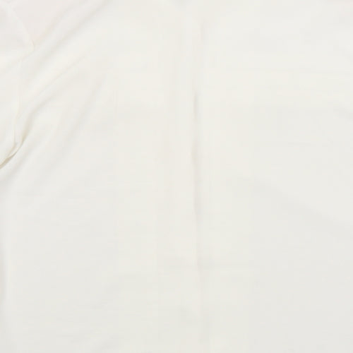 Country Casuals Womens White   Basic Button-Up Size M