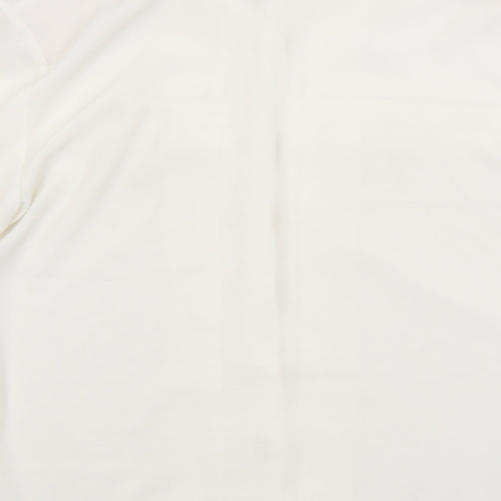 Country Casuals Womens White   Basic Button-Up Size M
