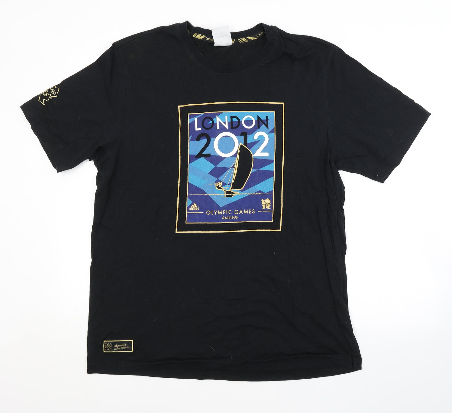 adidas Mens Black   Basic T-Shirt Size XL