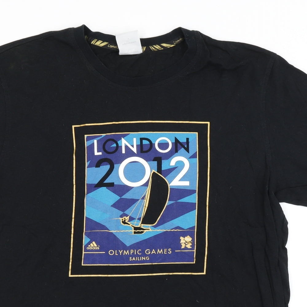 adidas Mens Black   Basic T-Shirt Size XL
