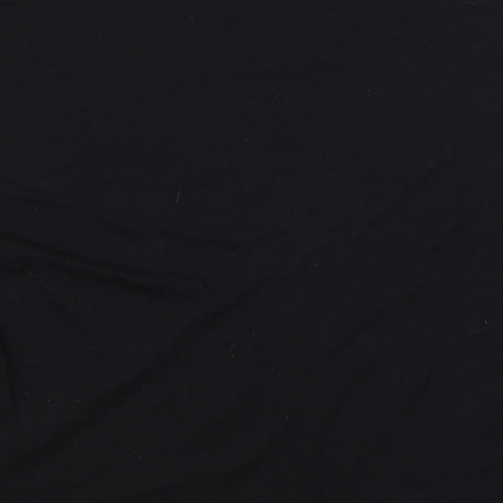 Preworn Womens Black   Basic T-Shirt Size 2XL