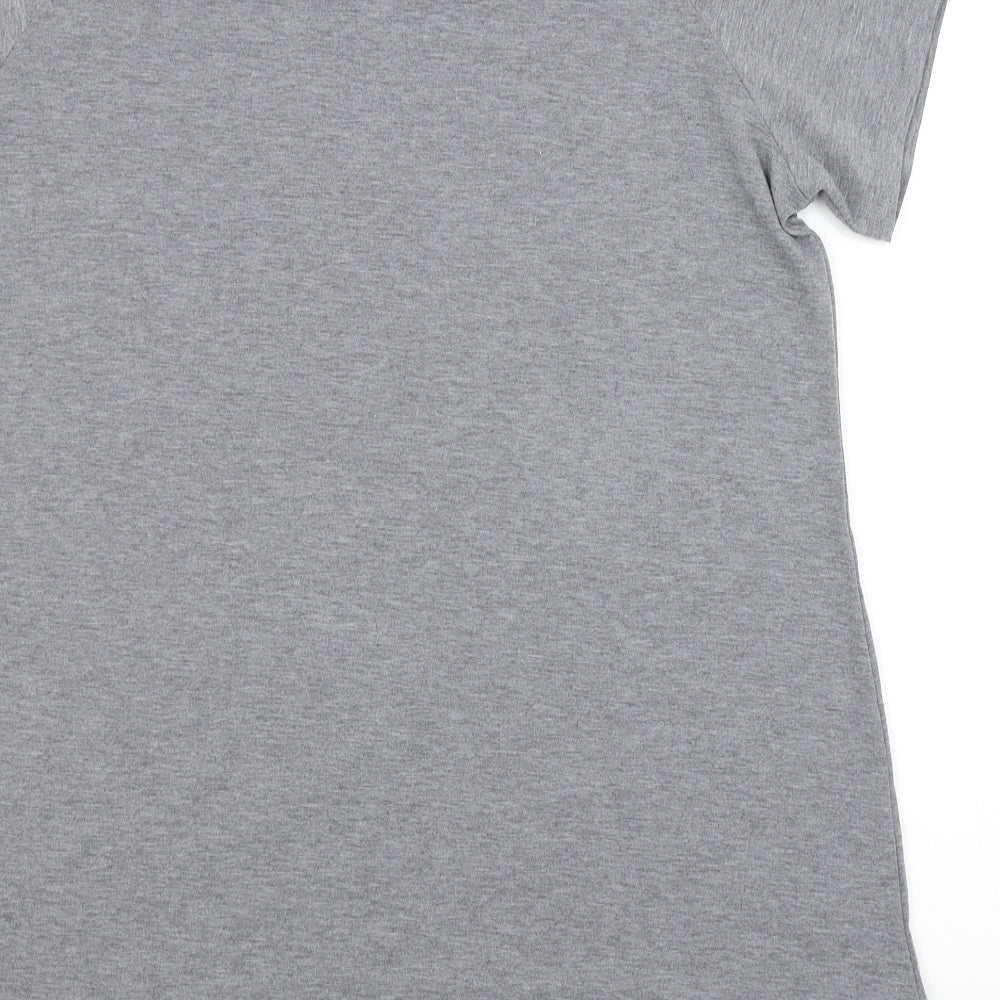 Preworn Womens Grey   Basic T-Shirt Size 2XL