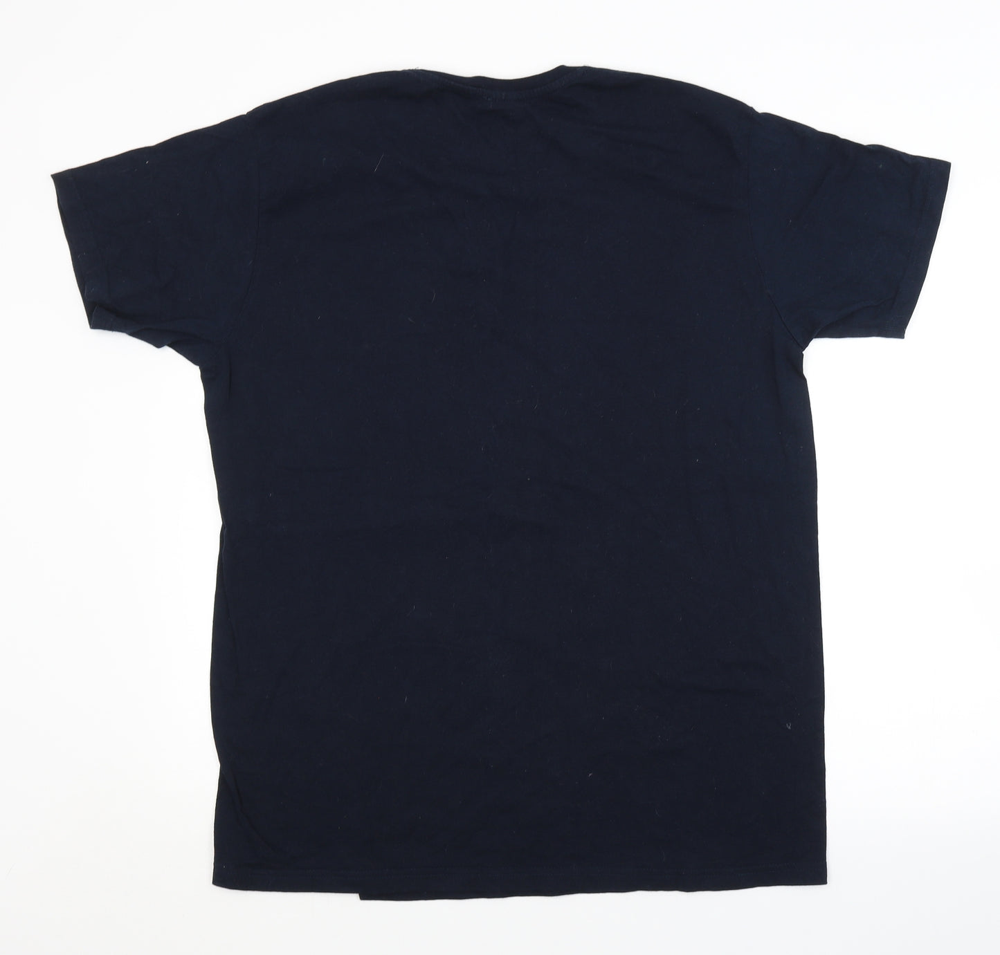 Preworn Mens Blue    T-Shirt Size 2XL